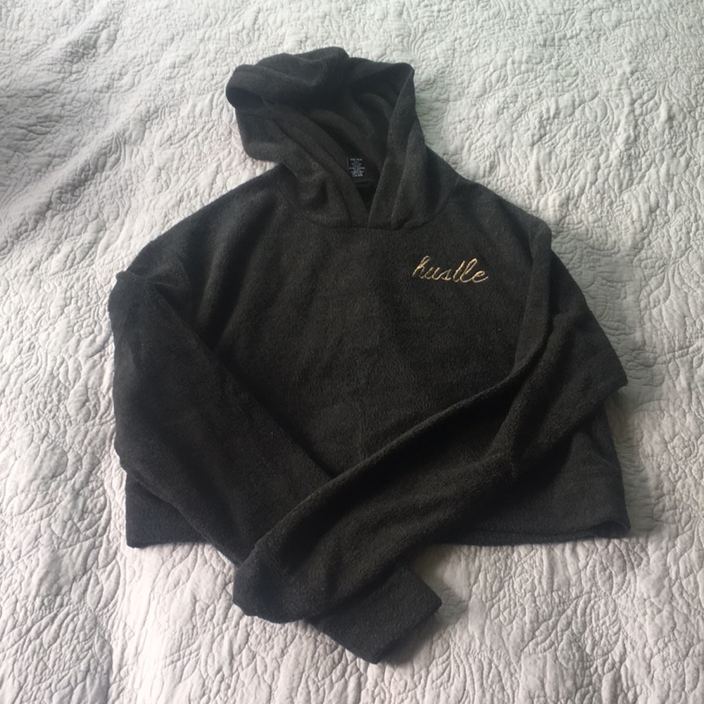 Hustle Cropped Sweatshirt